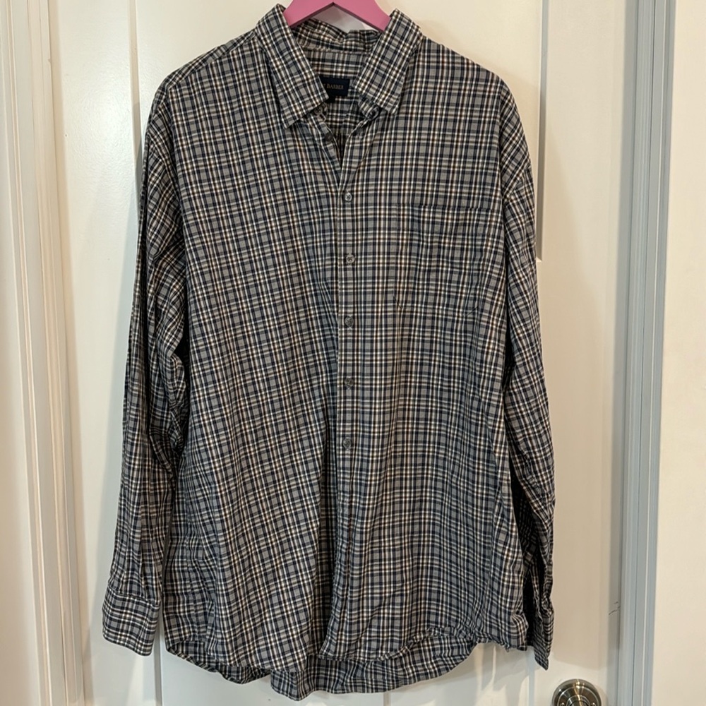 Scott Barber 100% cotton button-down size XXL
